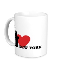 Керамическая кружка I love New York