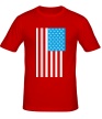 Мужская футболка «Американский флаг» - Фото 1