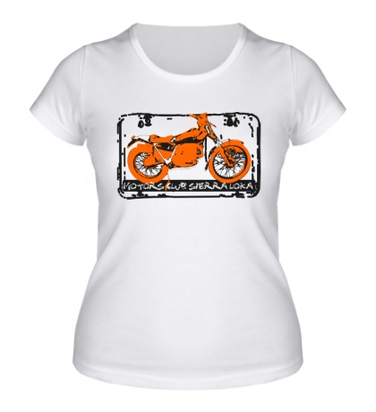 Женская футболка «Motors Club Sierra Loka»