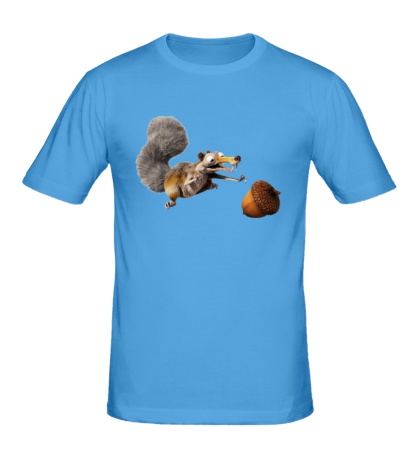 Мужская футболка «Скрэт и орех»