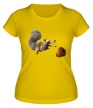 Женская футболка «Скрэт и орех» - Фото 1