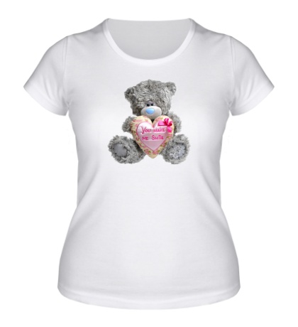 Женская футболка «Мишка Тедди»