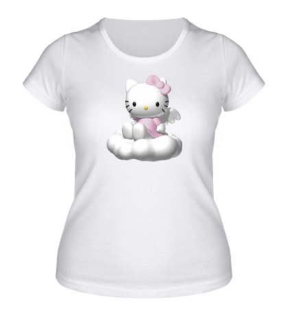 Женская футболка Kitty-ангелок