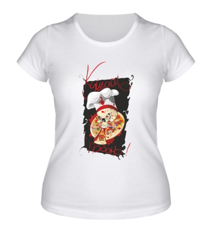 Женская футболка «Кушать подано»