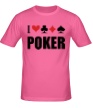 Мужская футболка «I love poker» - Фото 1