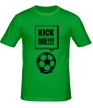 Мужская футболка «Kick me!!!» - Фото 1