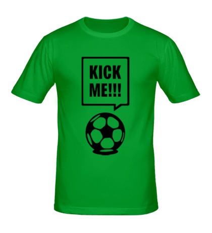 Мужская футболка «Kick me!!!»