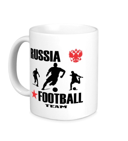 Керамическая кружка Russia football team