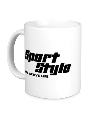 Керамическая кружка «Sport Style»