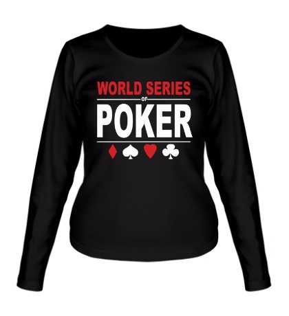 Женский лонгслив World Series Poker