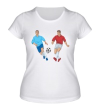Женская футболка Уличные футболисты