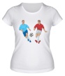 Женская футболка «Уличные футболисты» - Фото 1