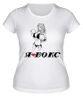 Женская футболка «Я люблю бокс» - Фото 1