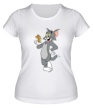 Женская футболка «Том словил Джерри» - Фото 1