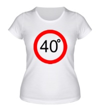 Женская футболка 40 градусов