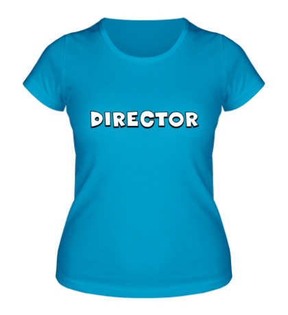 Женская футболка «Director»