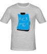 Мужская футболка «Kick Me!» - Фото 1