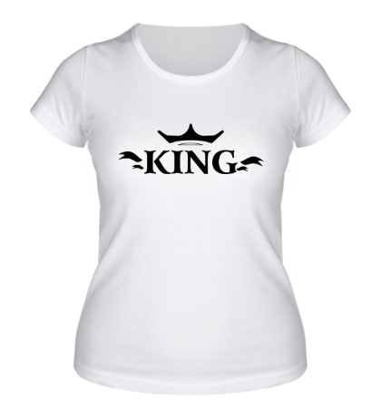 Женская футболка «King»