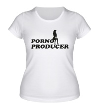 Женская футболка Porno producer