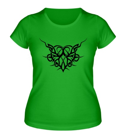 Женская футболка «Трайбл Сердце»