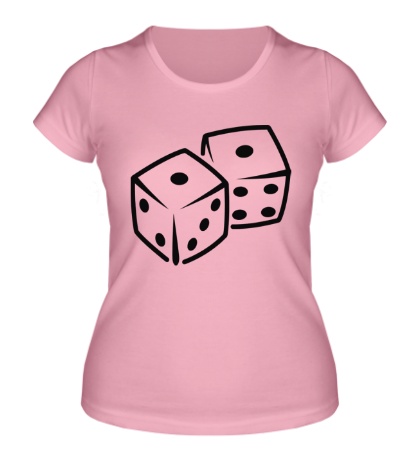 Женская футболка «Кубики»
