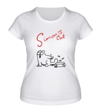 Женская футболка Simons Cat