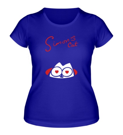 Женская футболка Влюбленный Simons Cat