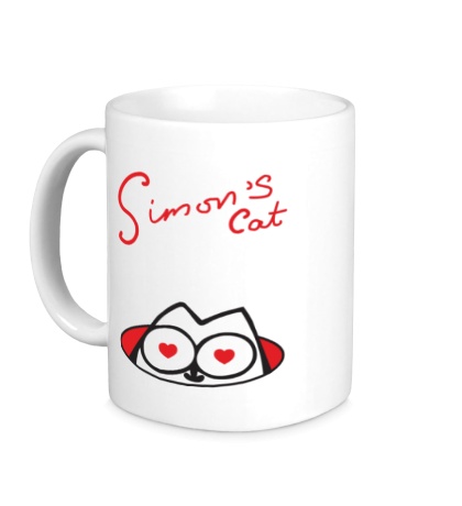 Керамическая кружка Влюбленный Simons Cat