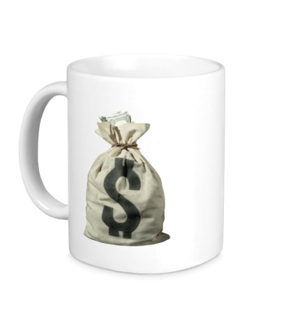 Керамическая кружка «Мешок с деньгами»