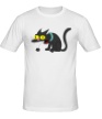 Мужская футболка «Кошка Симпсонов» - Фото 1