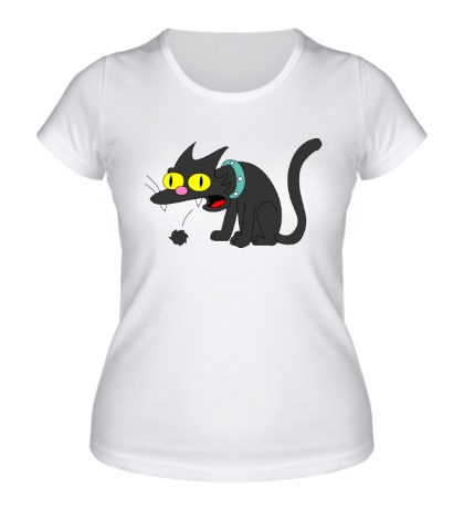 Женская футболка Кошка Симпсонов