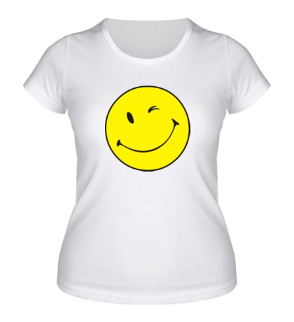 Женская футболка «Веселый смайл»