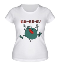 Женская футболка Вредная лягушка