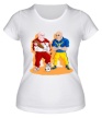 Женская футболка «Хулиганы ЕВРО 2012» - Фото 1