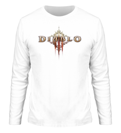Мужской лонгслив Diablo III Logo