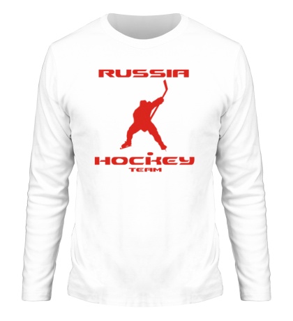 Мужской лонгслив «Russia: Hockey Team»