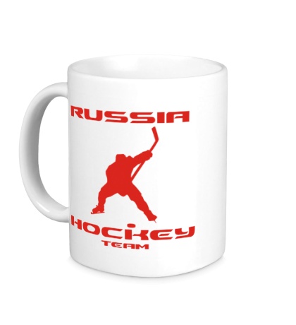 Керамическая кружка «Russia: Hockey Team»