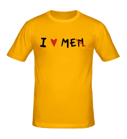 Мужская футболка «I love me»