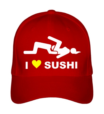 Бейсболка I love sushi