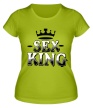 Женская футболка «Sex King» - Фото 1