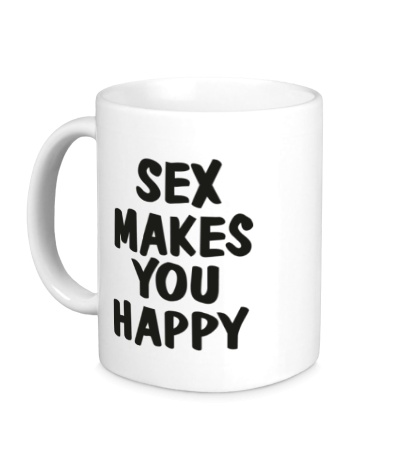 Керамическая кружка Sex makes you happy