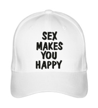 Бейсболка Sex makes you happy