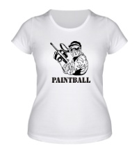 Женская футболка Paintball