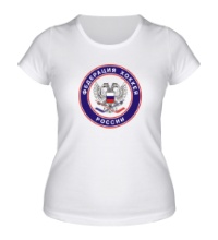 Женская футболка Федерация хоккея россии