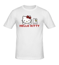 Мужская футболка Hello kitty