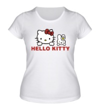 Женская футболка Hello kitty