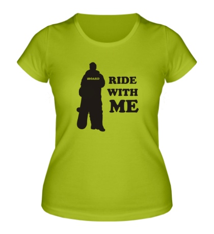 Женская футболка Ride with me
