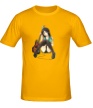 Мужская футболка «Аниме девушка с гитарой» - Фото 1