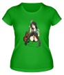 Женская футболка «Аниме девушка с гитарой» - Фото 1