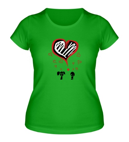 Женская футболка «Любовь»
